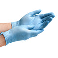 4 mil Disposable Nitrile Gloves, Blue, Grain Grip, Small, 100 ct