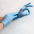 4 mil Disposable Nitrile Gloves, Blue, Grain Grip, XXL, 100 ct