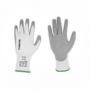 Cut Resistant Gloves, 13ga, Polyurethane Dip, S/7, Cut Level A2, Abrasion Level 5, 12 pairs