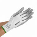 Cut Resistant Gloves, 13ga, Polyurethane Dip, S/7, Cut Level A2, Abrasion Level 5, 12 pairs