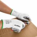 Cut Resistant Gloves, 13ga, Polyurethane Dip, S/7, Cut Level A2, Abrasion Level 5, 12 pairs