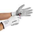 Cut Resistant Gloves, 13ga, Polyurethane Dip, XL/10, Cut Level A2, Abrasion Level 5, 12 pairs