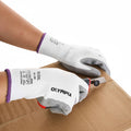 Cut Resistant Gloves, 13ga, Polyurethane Dip, XXL/11, Cut Level A2, Abrasion Level 5, 12 pairs