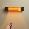 Electric Infrared Heater, 1500 Watt, Indoor/Outdoor