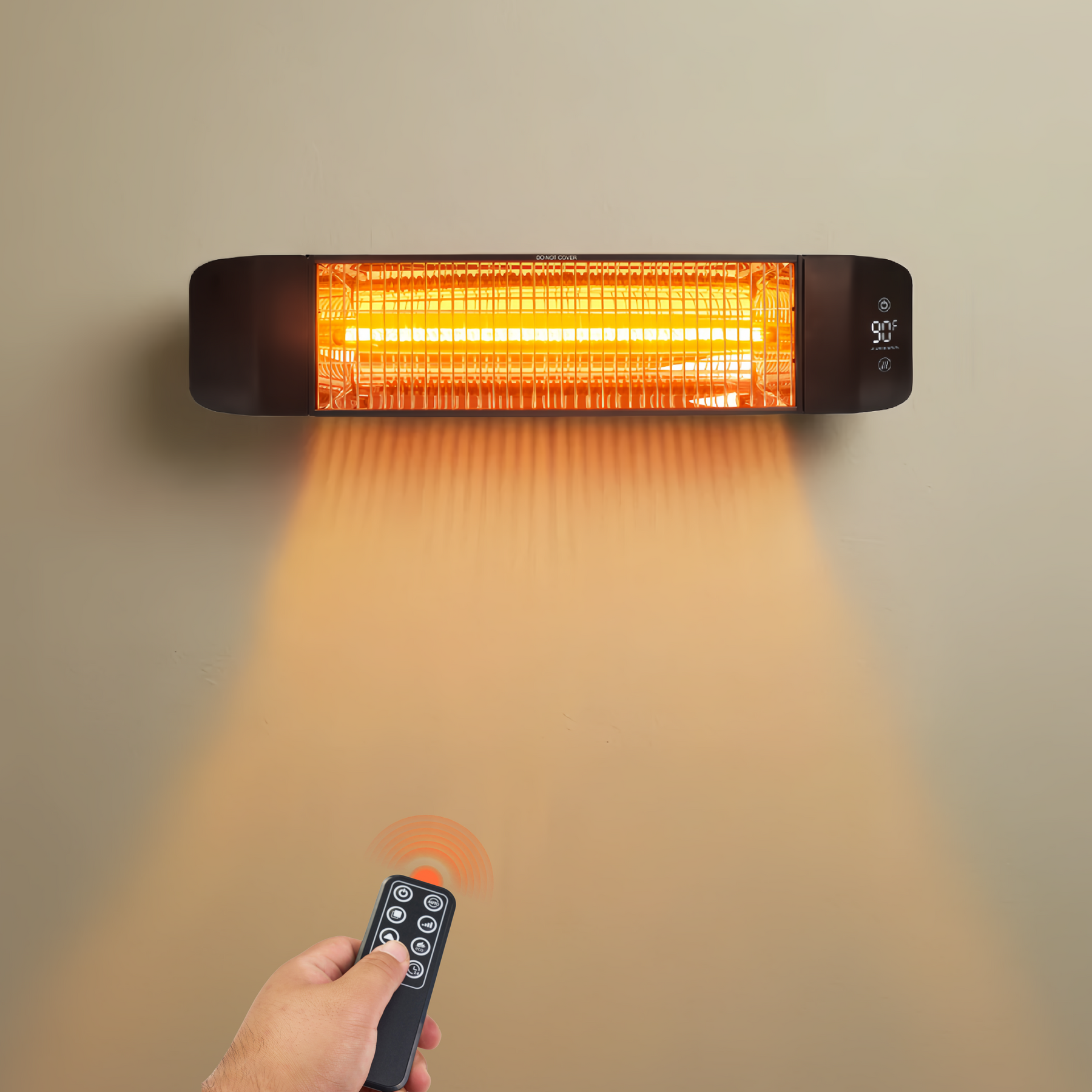 Electric Infrared Heater, 1500 Watt, Indoor/Outdoor