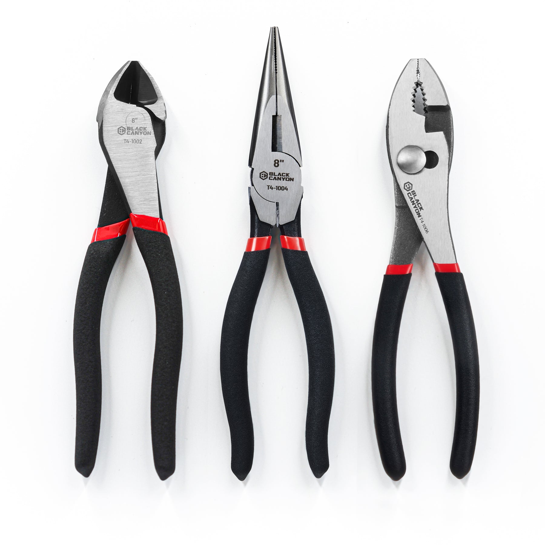 3-Piece Plier Set, 8" Length