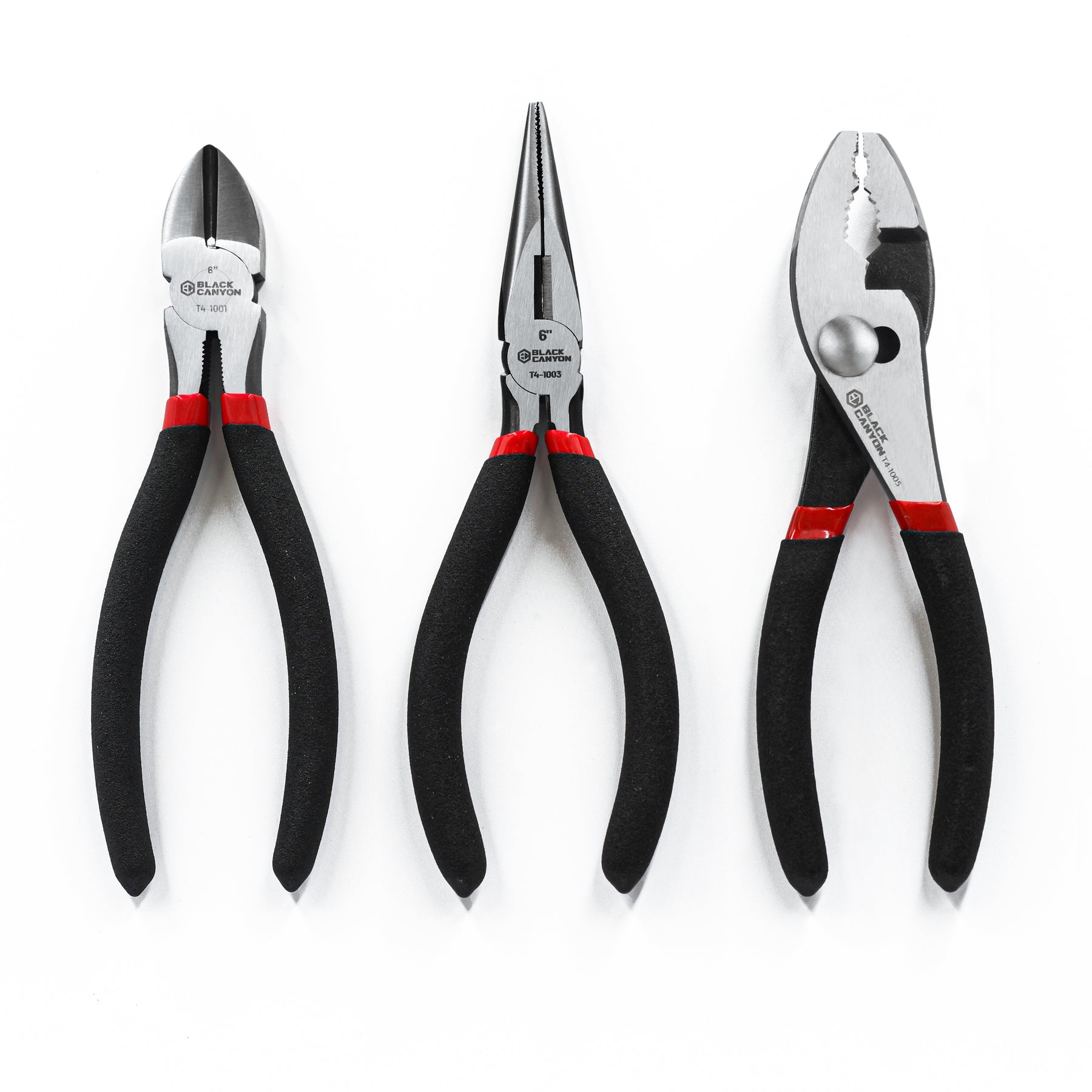3-Piece Plier Set, 6" Length