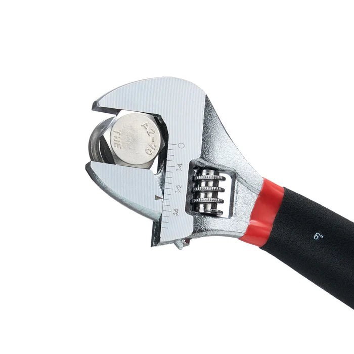 2-Piece Adjustable Wrench Set with Cushion Grip