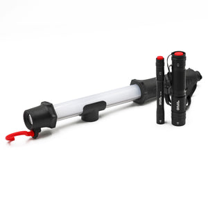 3-Piece 160-800 Lumen LED Flashlight Set