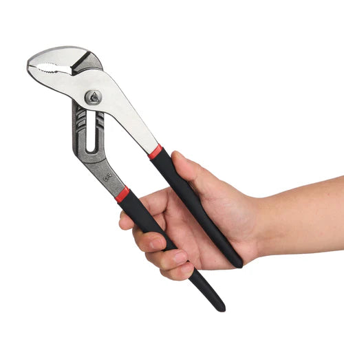 10" and 12" Tongue & Groove Plier Set, V-Jaw, Comfort Grip