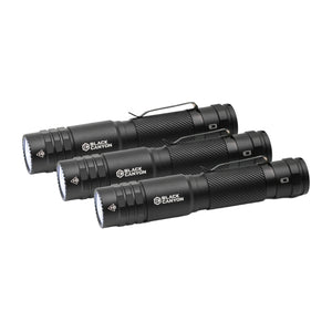 3-Piece Rechargeable LED Flashlight Set