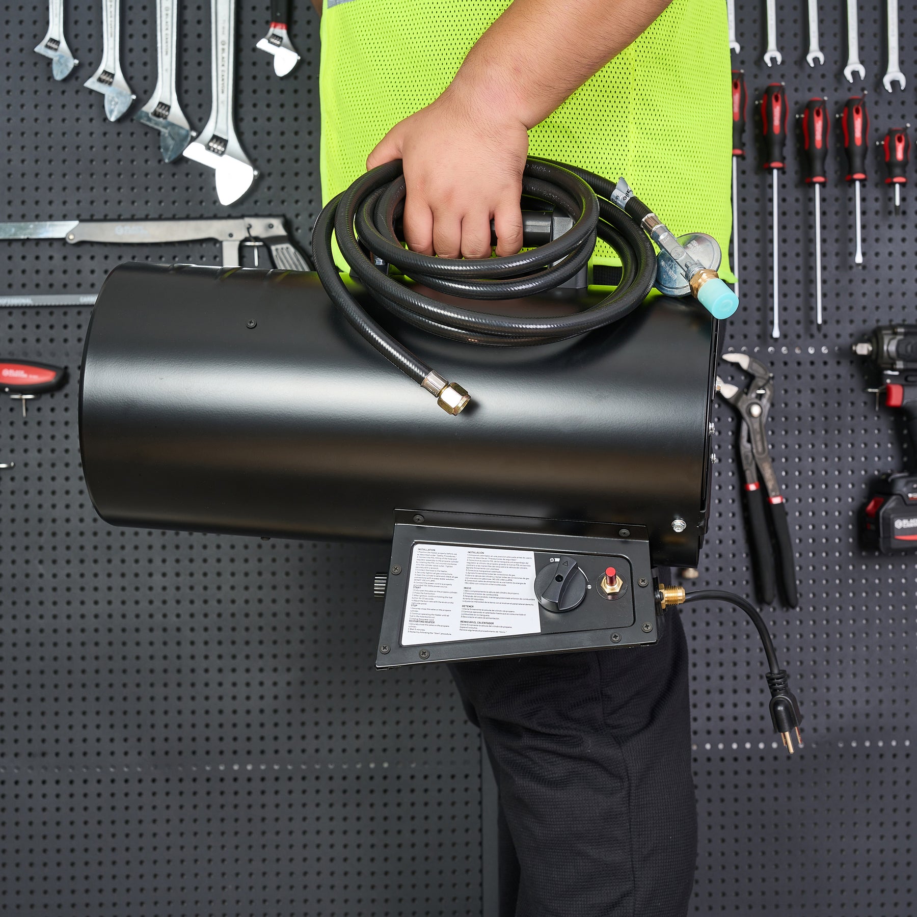 Portable Propane Torpedo Heater, 125,000 BTU