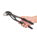 7" and 10" Tongue & Groove Plier Set, V-Jaw, Push-Button Adjustment