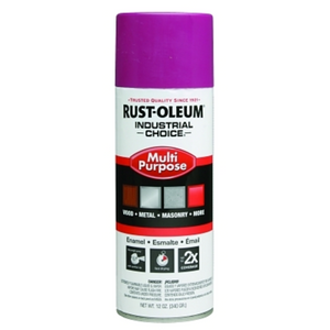 Rustoleum® Industrial Choice® 1600 System Aerosol, 12oz, OSHA Safety Purple, High-Gloss