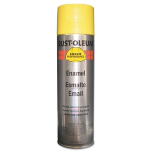 Rustoleum® High Performance V2100 System Aerosol, 15 oz Can, Safety Yellow, Gloss