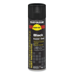 Rustoleum® High Performance V2100 System Aerosol, 15 oz Can, Black, Gloss