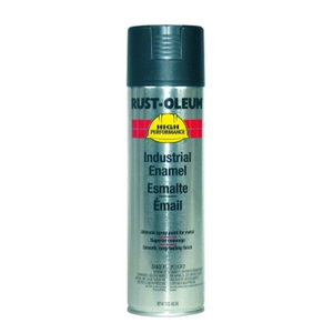 Rustoleum® High Performance V2100 System Aerosol, 15 oz Can, Black, Flat