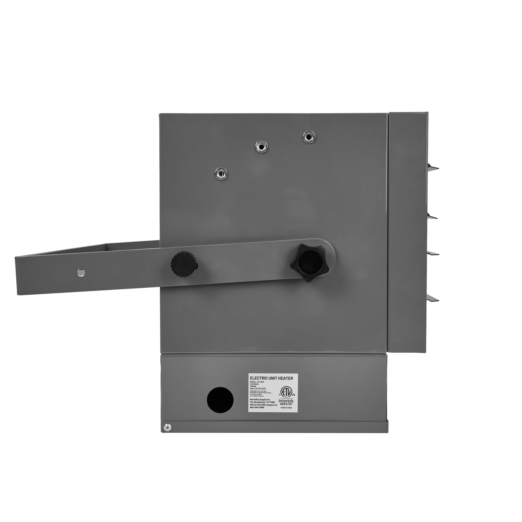 Electric Unit Heater, 7500W, 240V