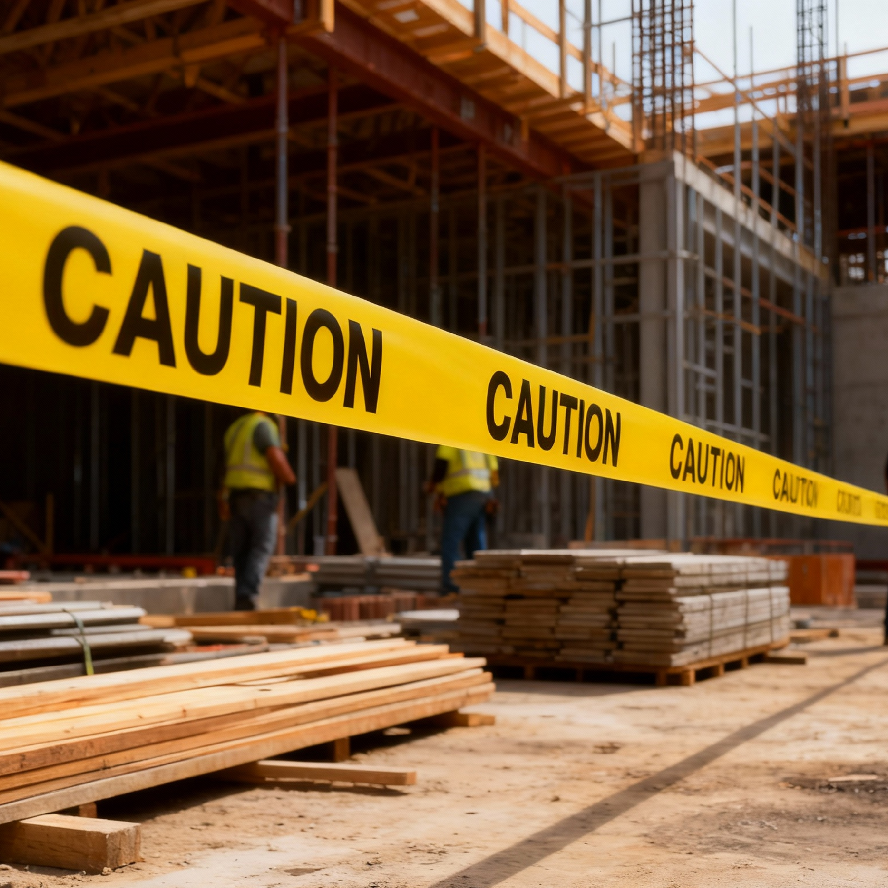 "Caution" Barrier Tape, 3 in. x 1000 ft.