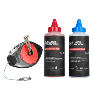 Chalk Reel with Red and Blue Marking Chalk