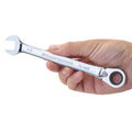 1/2" Ratcheting Combination Wrench, 12-Point Box End & Hex Opening