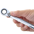 9/16" Ratcheting Combination Wrench, 12-Point Box End & Hex Opening