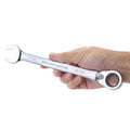 11/16" Ratcheting Combination Wrench, 12-Point Box End & Hex Opening