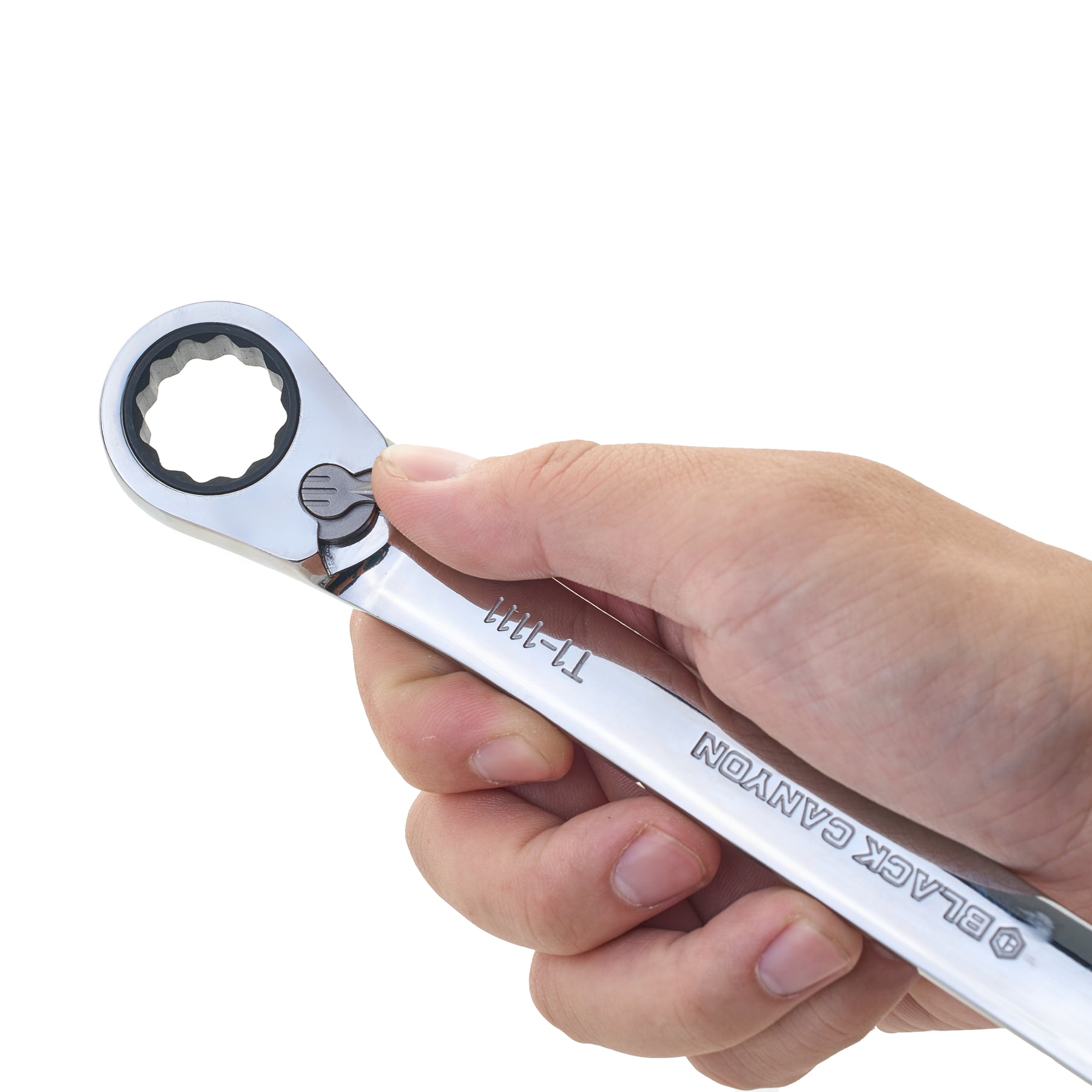 3/4" Ratcheting Combination Wrench, 12-Point Box End & Hex Opening