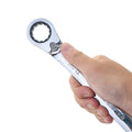 7/8" Ratcheting Combination Wrench, 12-Point Box End & Hex Opening