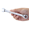 11mm Ratcheting Combination Wrench, 12-Point Box End & Hex Opening
