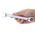 13mm Ratcheting Combination Wrench, 12-Point Box End & Hex Opening