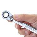 13mm Ratcheting Combination Wrench, 12-Point Box End & Hex Opening