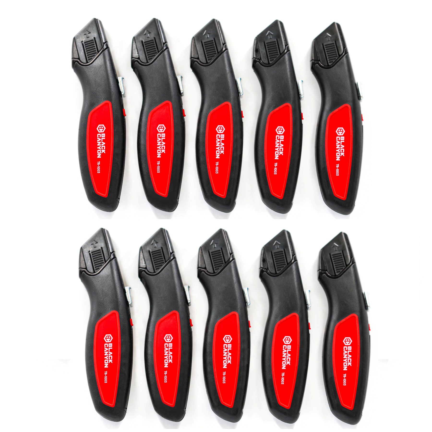 10-Piece Auto-Retractable Utility Knife Set