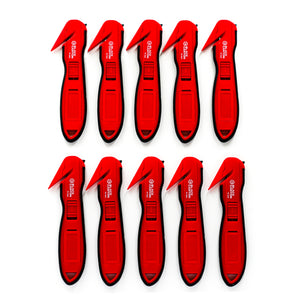 10-Piece Concealed Blade Safety Cutter Set, Replaceable Blade