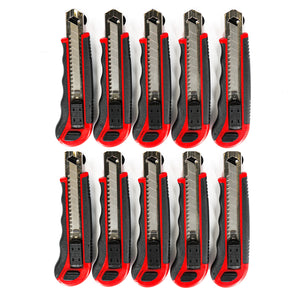 10-Piece Retractable Snap-Off Utility Knife Set