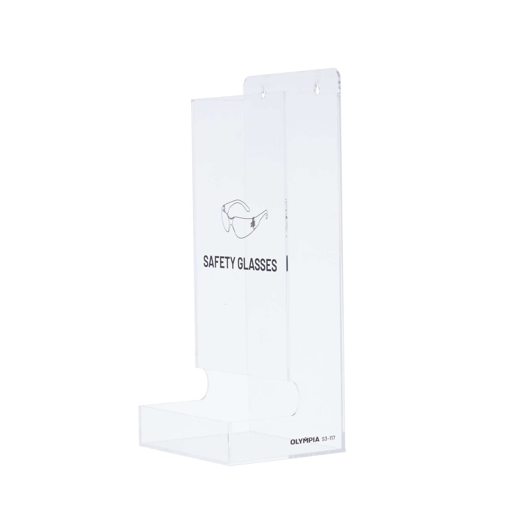 Safety Glasses Dispenser, 8 in x 6-1/2 in x 18 in, Capacity 20 Pairs