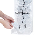 Safety Glasses Dispenser, 8 in x 6-1/2 in x 18 in, Capacity 20 Pairs