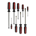 9-Piece Phillips and Slotted Screwdriver Set with Standard Grip