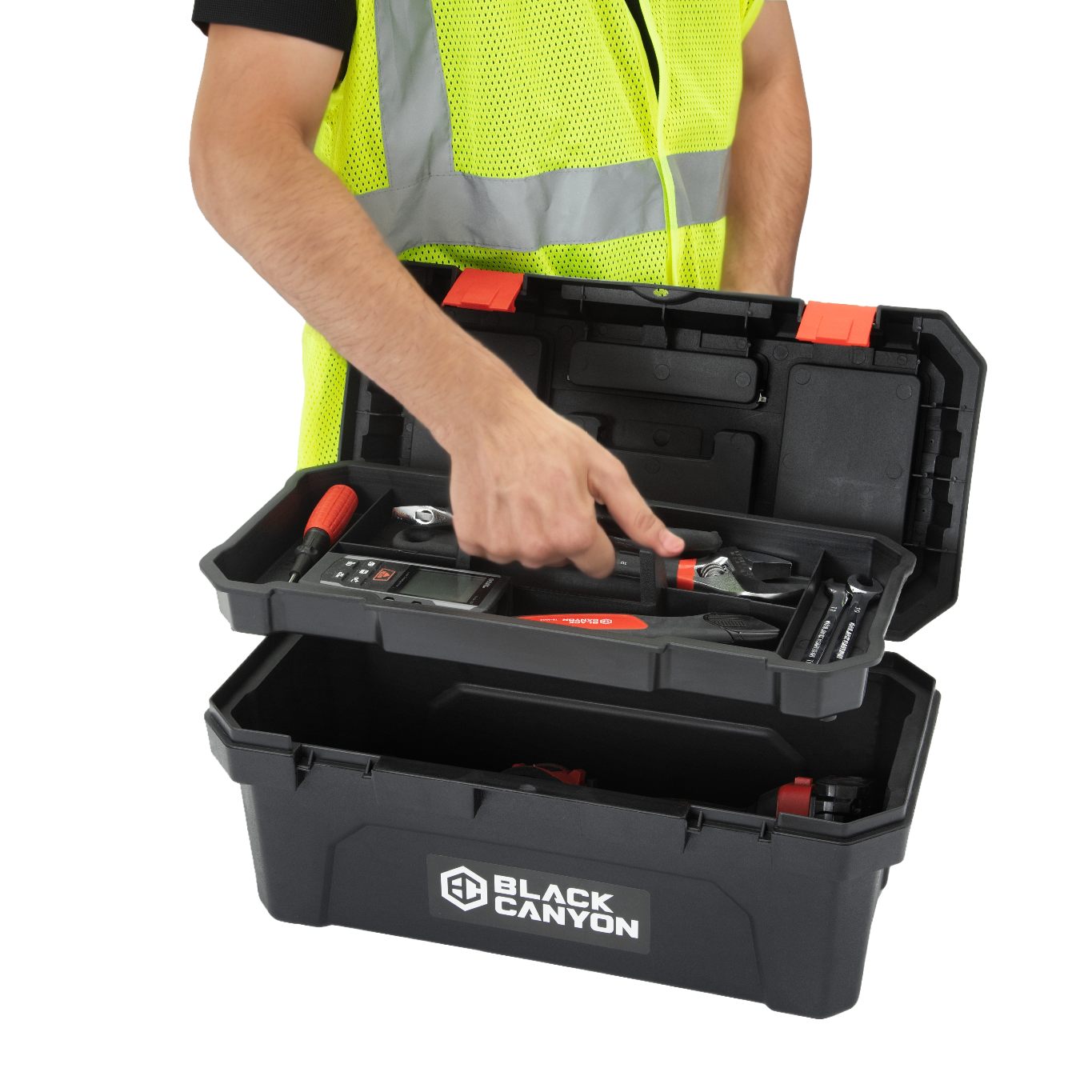 19 inch Portable Plastic Tool Box