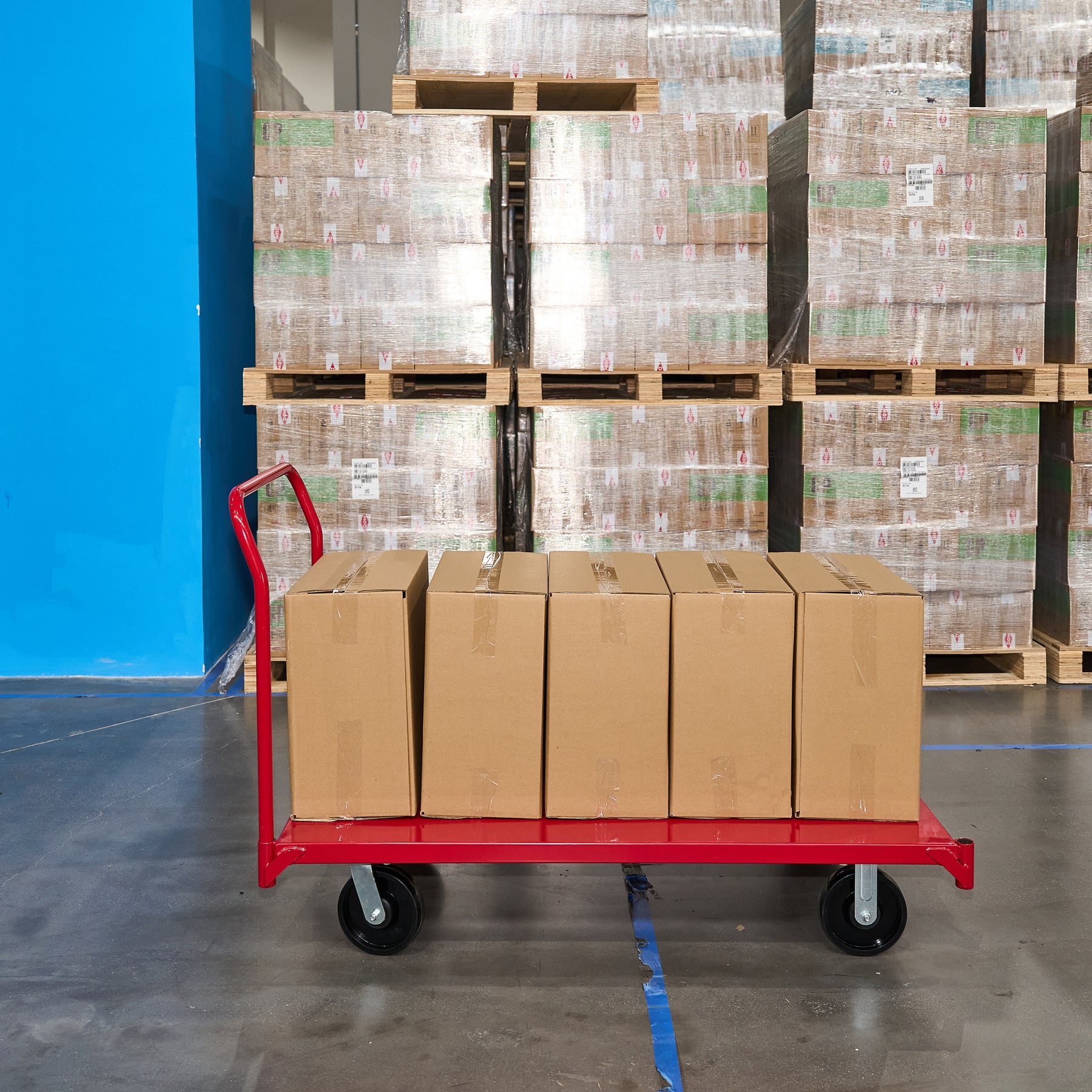 Steel Platform Truck, 30"W x 60"L, 2,500 lb. Capacity