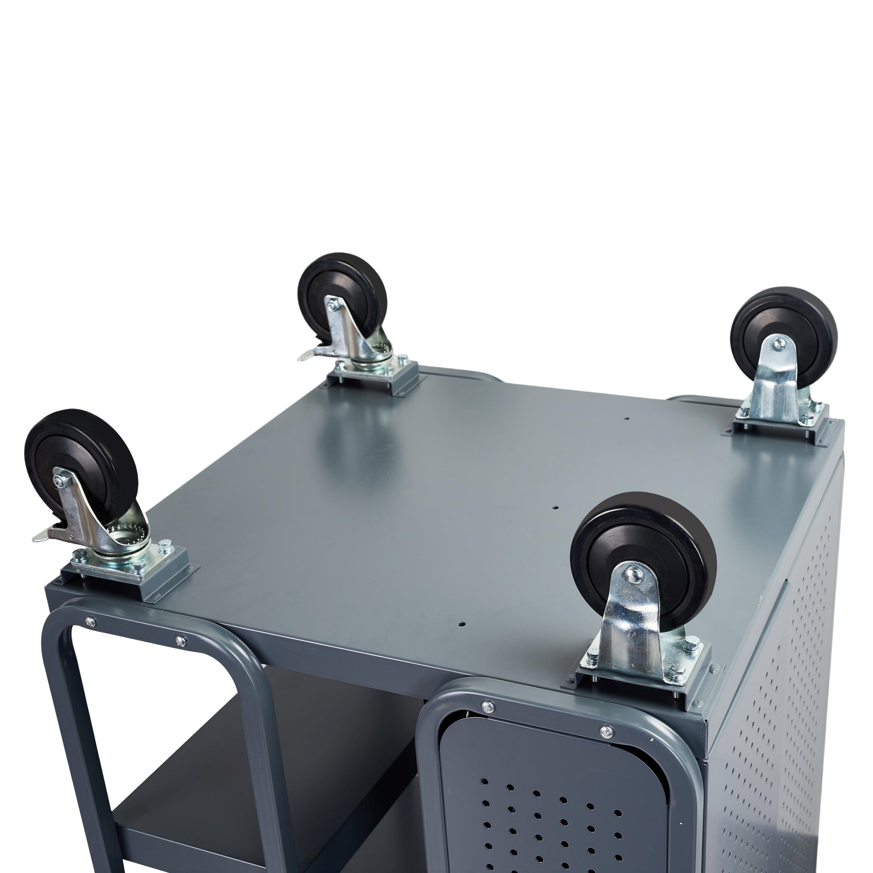 Receiving Cart with 4 Shelves, 28"L x 31"W x 44"H, 600lb Capacity