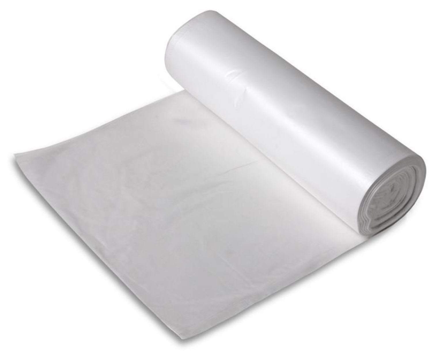 36x58" Heavy Duty LLDPE Liners, 55-60 Gallon Capacity, Clear, 100 Bags