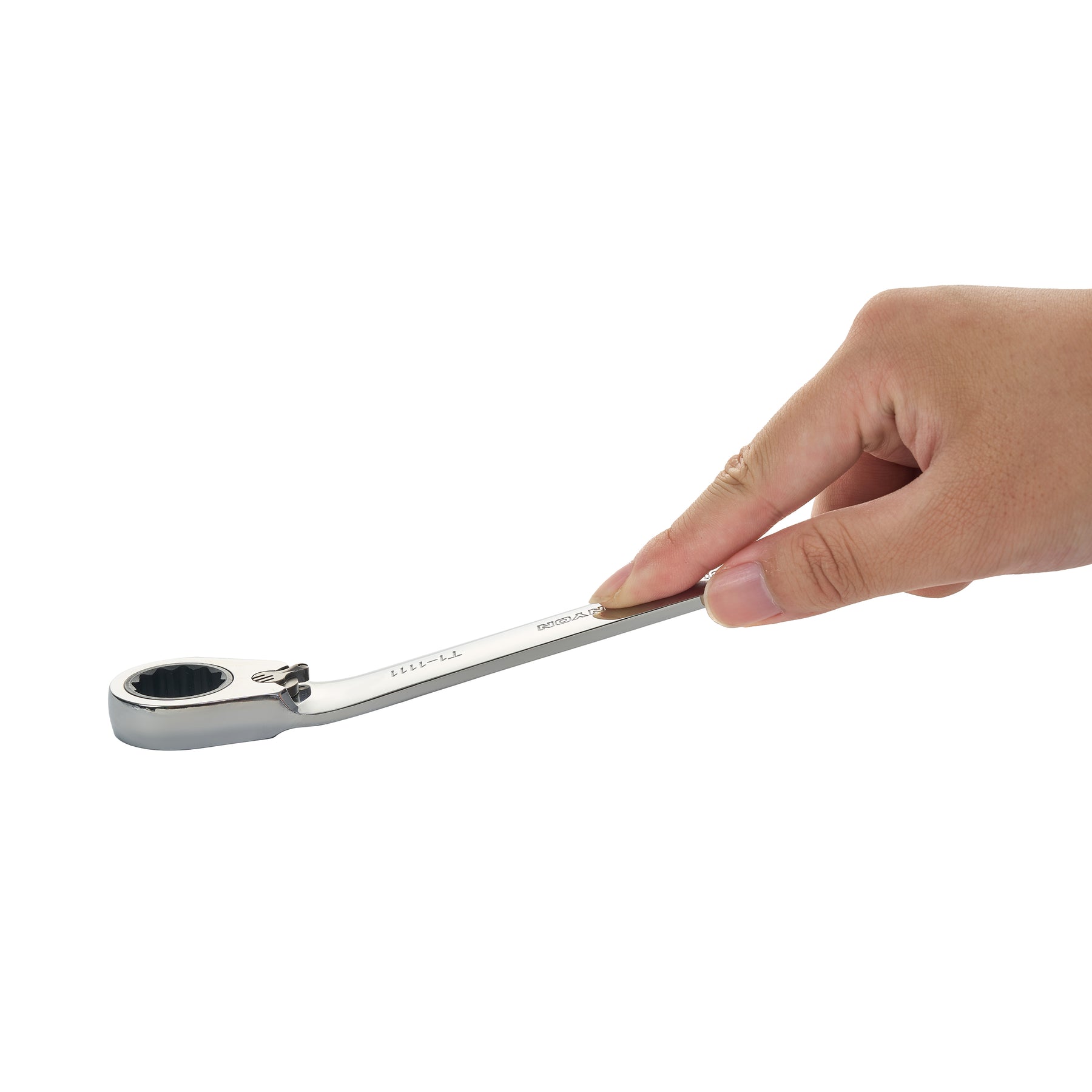 3/4" Ratcheting Combination Wrench, 12-Point Box End & Hex Opening