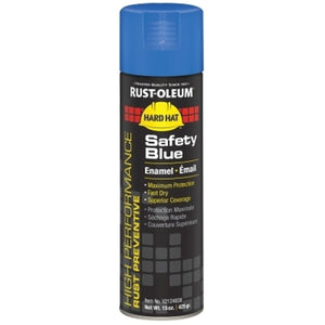 Rustoleum® High Performance V2100 System Aerosol, 15 oz Can, Safety Blue, Gloss