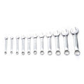 11-Piece SAE Stubby Combination Wrench Set with Pouch