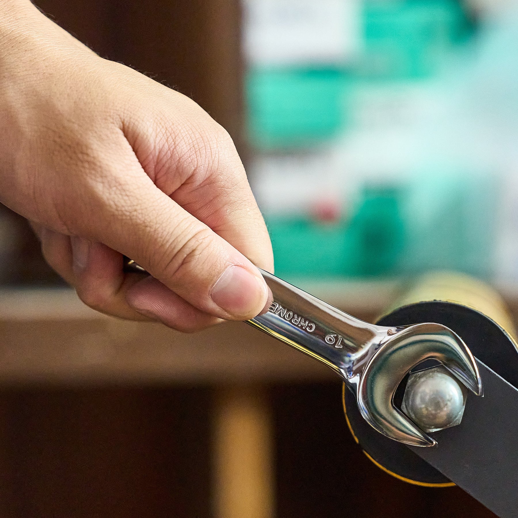 14-Piece Metric Stubby Combination Wrench Set with Pouch