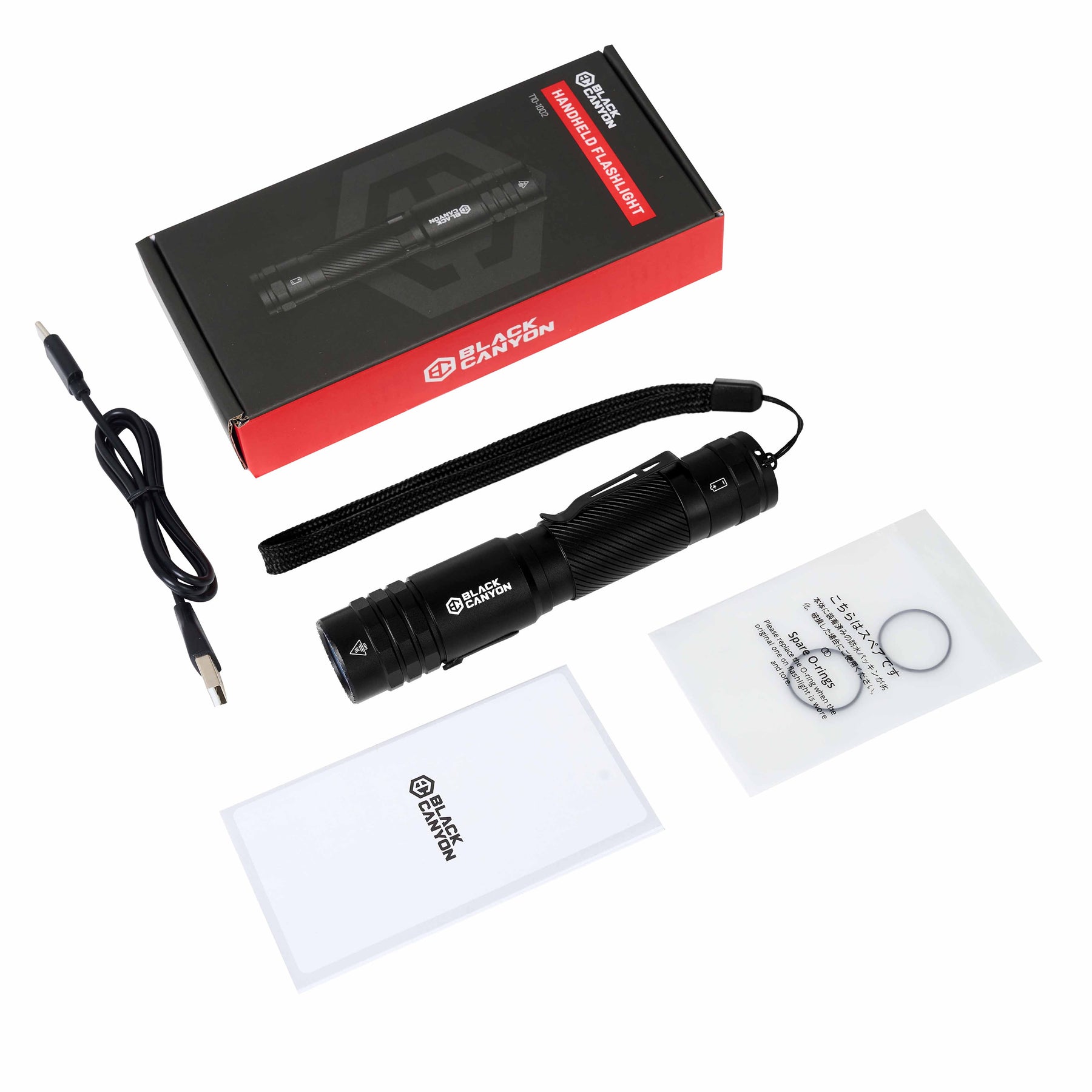 800 Lumen Rechargeable LED Flashlight