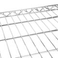 2-Shelf Chrome Utility Cart w/ Wheels, 550lb Capacity, 47" x 18" x 38"