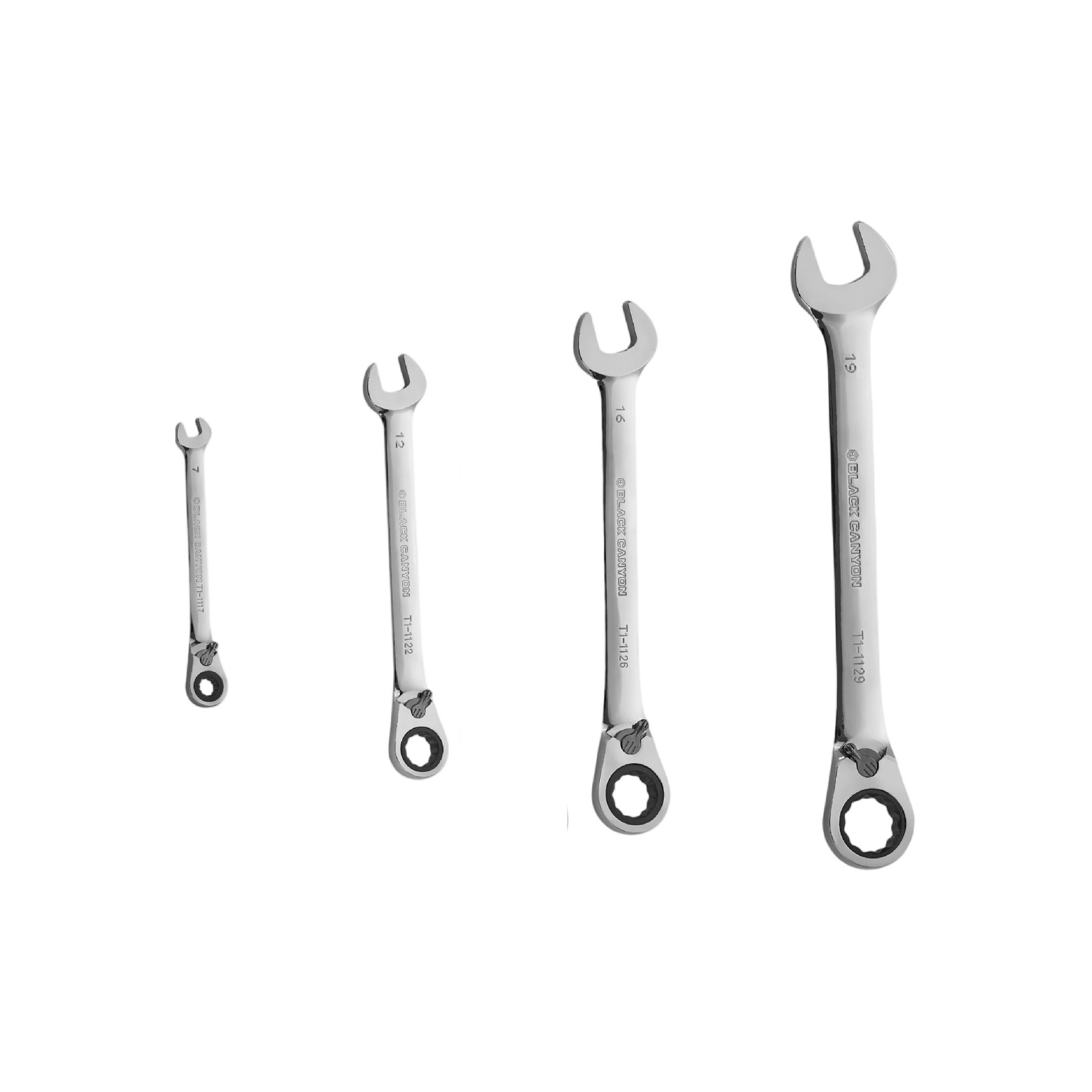 12-Piece Metric Ratcheting Combination Wrench Set