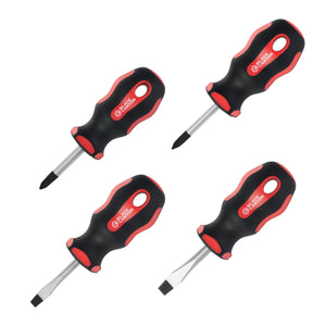 4-Piece Stubby Screwdriver Set